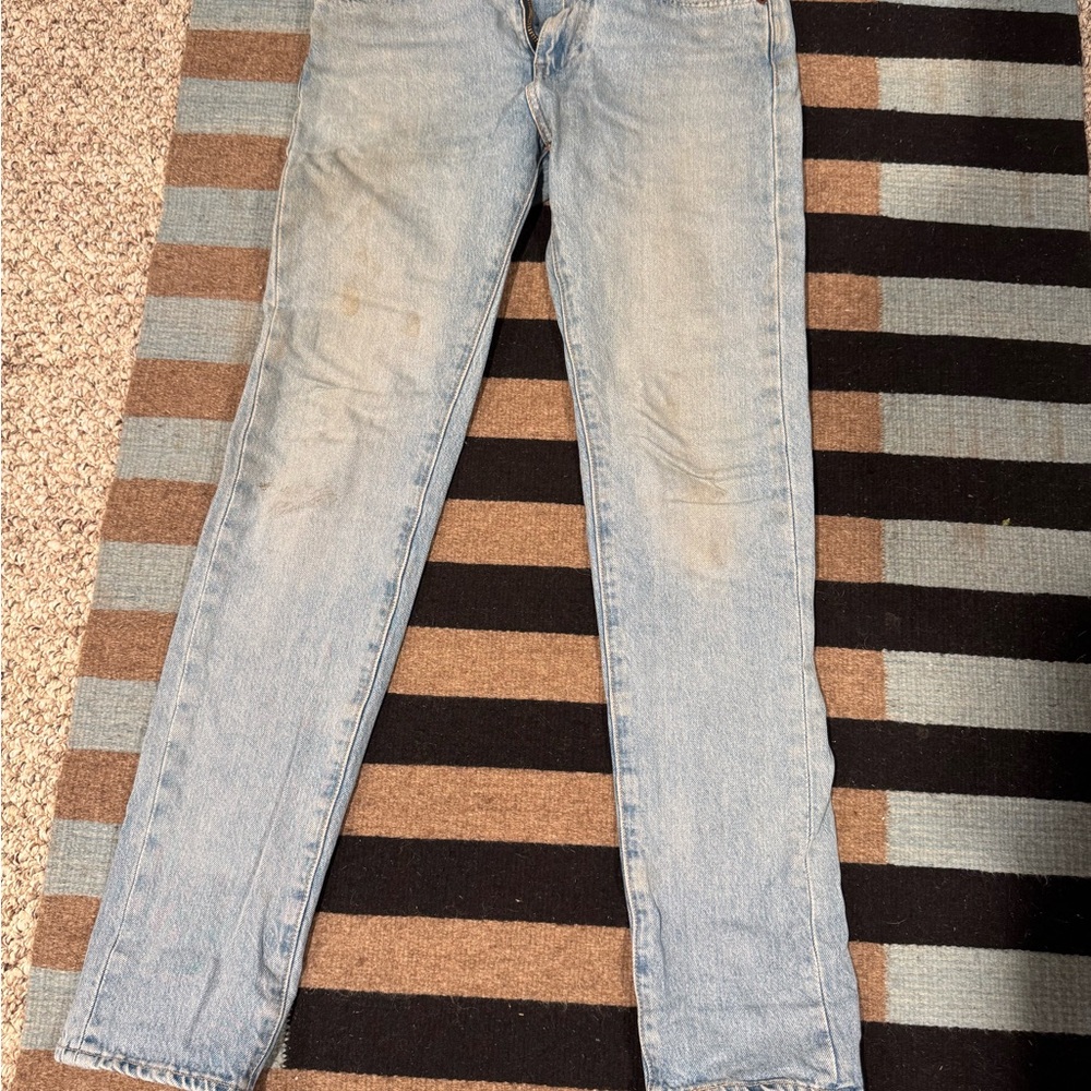 Levi's Men's Light Blue Skinny Jeans